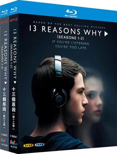 13 Reasons Why Series 1-4 (6-Disc Blu-ray Box Set 2017-2020)