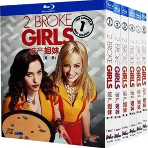 2 Broke Girls Series 1-6 (12-Disc Blu-ray Box Set 2025)