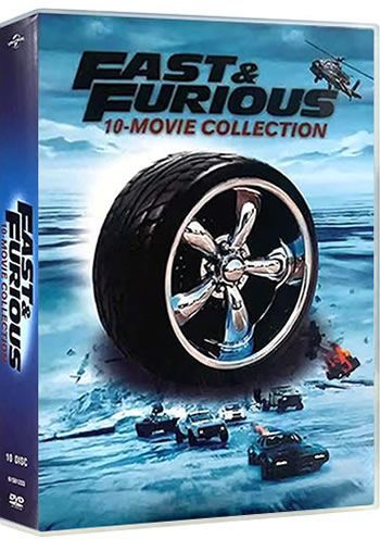 Fast and Furious 10 Movie Collection Wholesale (10-Disc 2021)