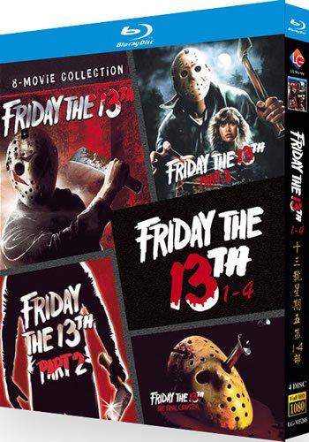 Friday the 13th Part 1-4 Movie (4-Disc Blu-ray 1980-1984)