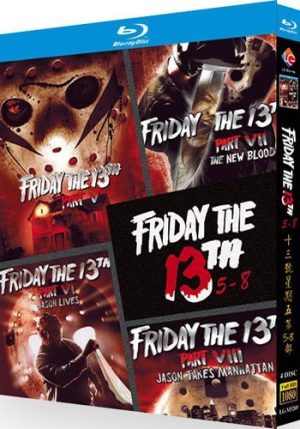 Friday the 13th Part 5-8 Movie (4-Disc Blu-ray 1985-1989)