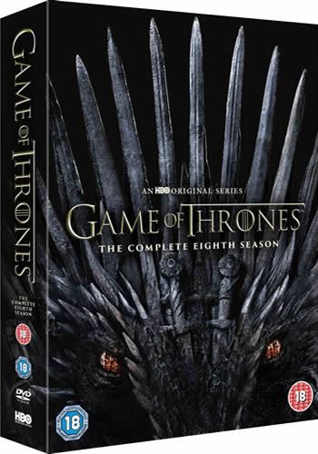 Game of Thrones Complete Series 8 DVD Wholesale (4-Disc 2019)