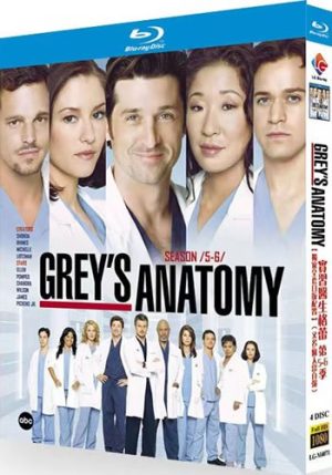 Grey’s Anatomy Series 5-6 (4-Disc Blu-ray Box Set 2008-2010)