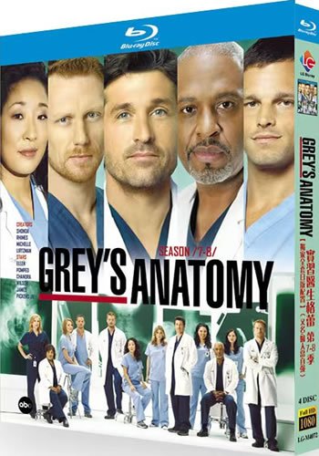 Grey’s Anatomy Series 7-8 (4-Disc Blu-ray Box Set 2010-2012)