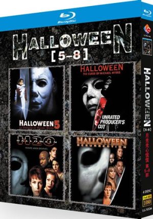 Halloween 5-8 Movie (4-Disc Blu-ray 1989-2002)