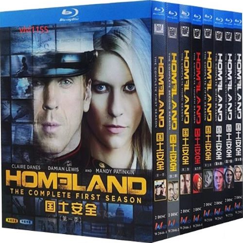 Homeland Series 1-8 (16-Disc Blu-ray Box Set 2011-2020)