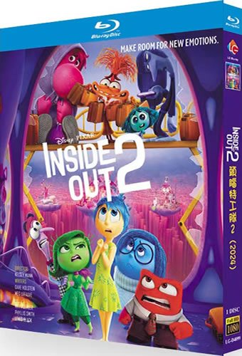Inside Out 2 Movie (1-Disc Blu-ray 2024)
