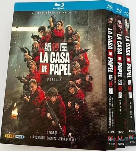 La casa de papel Series 1-5 (8-Disc Blu-ray Box Set 2017-2021)