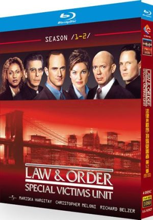 Law and Order Special Victims Unit Series 1-2 (4-Disc Blu-ray Box Set 1999-2000)