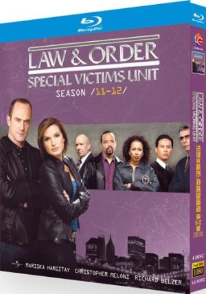 Law and Order Special Victims Unit Series 11-12 (4-Disc Blu-ray Box Set 2009-2010)