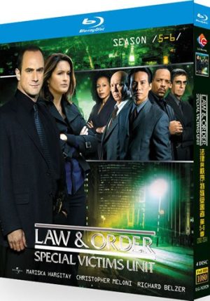 Law and Order Special Victims Unit Series 5-6 (4-Disc Blu-ray Box Set 2003-2004)