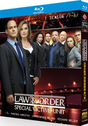Law and Order Special Victims Unit Series 7-8 (4-Disc Blu-ray Box Set 2005-2006)