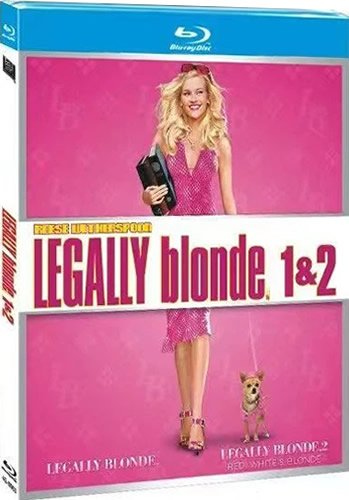 Legally Blonde 1 and 2 Movie (2-Disc Blu-ray 2001-2003)