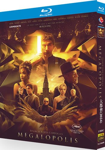 Megalopolis Movie (1-Disc Blu-ray 2024)