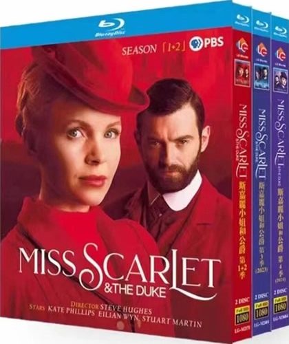 Miss Scarlet & The Duke Series 1-4 (6-Disc Blu-ray Box Set 2020-2024)