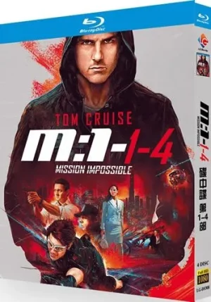 Mission: Impossible 1-4 Movie (4-Disc Blu-ray 1996-2011)