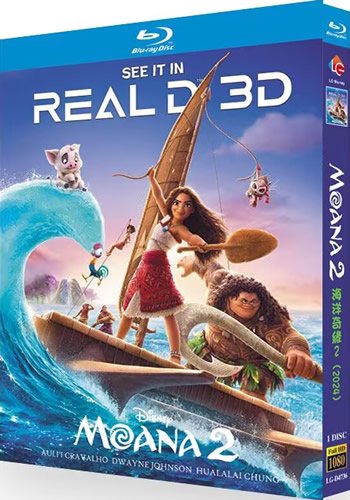Moana 2 Movie (1-Disc Blu-ray 2024)