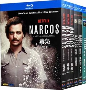 Narcos Series 1-3 & Narcos Mexico 1-3 (12-Disc Blu-ray Box Set 2015-2021)