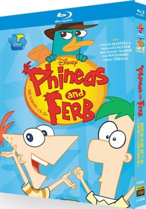 Phineas and Ferb Series 1-2 (4-Disc Blu-ray Box Set 2007-2011)