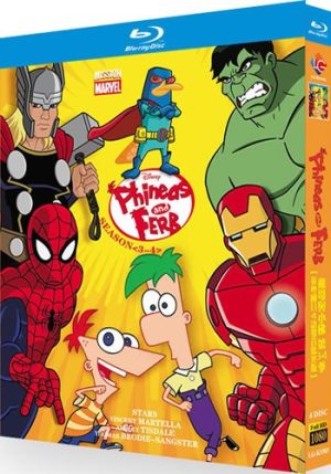 Phineas and Ferb Series 3-4 (4-Disc Blu-ray Box Set 2011-2015)