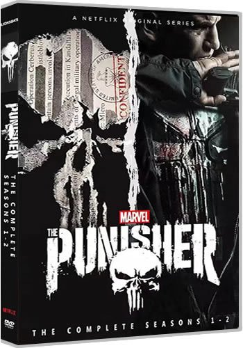 The Punisher Complete Series 1 and 2 DVD Wholesale (6-Disc 2018-2019)