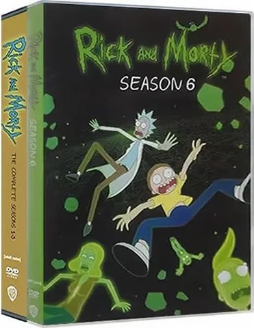 Rick and Morty Complete Series 1-6 DVD Wholesale (12-Disc 2013-2022)