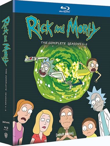 Rick and Morty Series 1-8 (8-Disc Blu-ray Box Set 2013-2025)