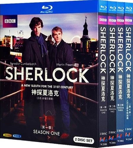 Sherlock Series 1-4 & The Abominable Bride (7-Disc Blu-ray Box Set 2010-2017)