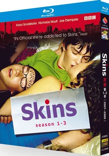 Skins Series 1-3 (4-Disc Blu-ray Box Set 2007-2009)