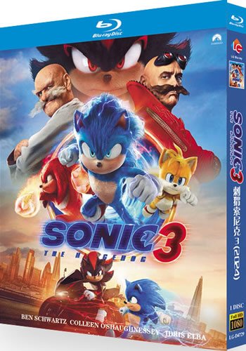 Sonic the Hedgehog 3 Movie (1-Disc Blu-ray 2024)