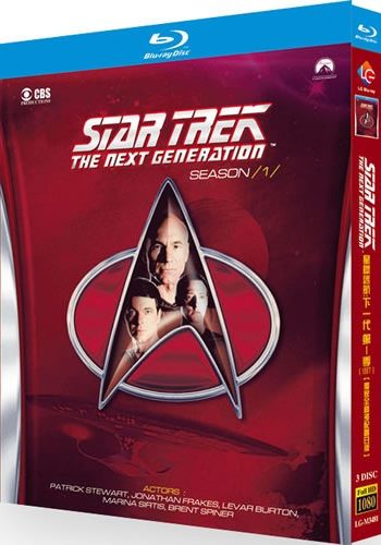 Star Trek The Next Generation Series 1 (3-Disc Blu-ray 1987)