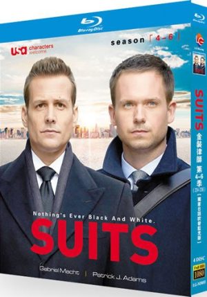 Suits Series 4-6 (4-Disc Blu-ray Box Set 2014-2016)