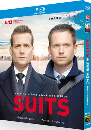 Suits Series 4-6 (4-Disc Blu-ray Box Set 2014-2016)