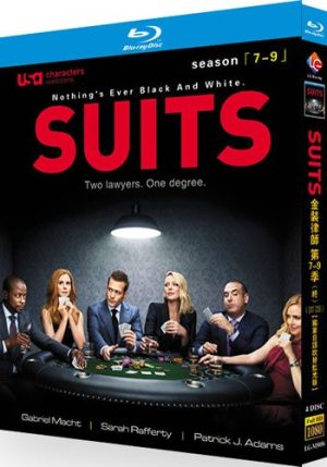 Suits Series 7-9 (4-Disc Blu-ray Box Set 2017-2019)