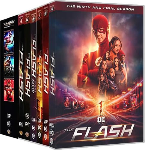 The Flash Complete Series 1-9 DVD Wholesale (42-Disc 2014-2023)