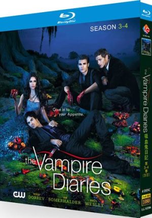 The Vampire Diaries Series 3-4 (4-Disc Blu-ray 2011-2012)