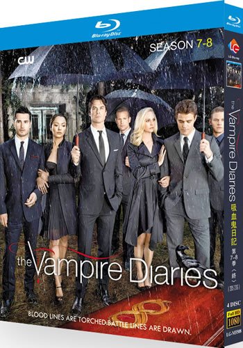 The Vampire Diaries Series 7-8 (4-Disc Blu-ray 2015-2016)