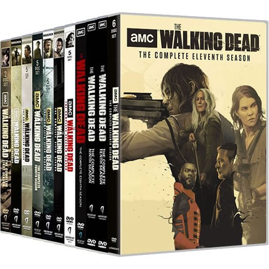 The Walking Dead Complete Series 1-11 DVD Wholesale (53-Disc 2010-2022)