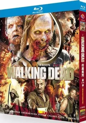The Walking Dead Series 3-4 (4-Disc Blu-ray Box Set 2012-2014)