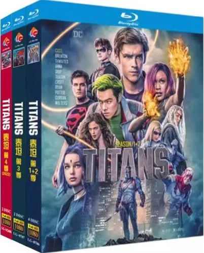 Titans Series 1-4 (8-Disc Blu-ray Box Set 2018-2023)