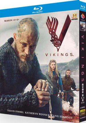 Vikings Series 3-4 (4-Disc Blu-ray Box Set 2015-2016)