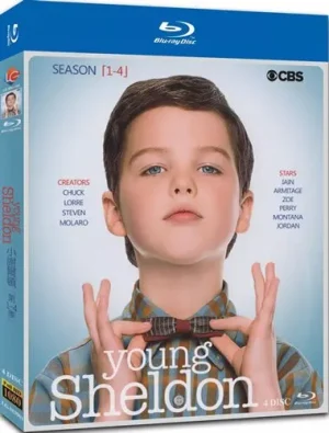 Young Sheldon Series 1-4 (4-Disc Blu-ray Box Set 2017-2020)