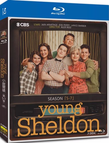 Young Sheldon Series 5-7 (3-Disc Blu-ray Box Set 2021-2024)