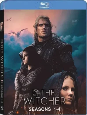 The Witcher Series 1-4 (5-Disc Blu-ray Box Set 2019-2025)
