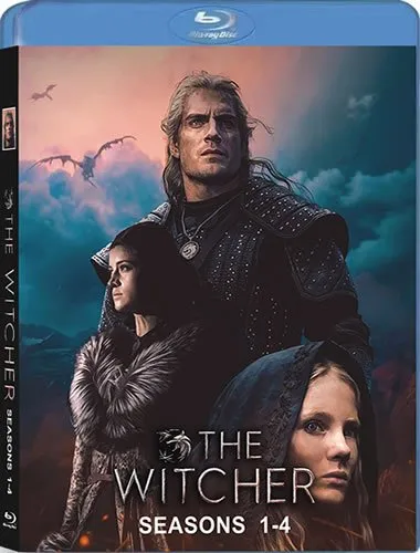 The Witcher Series 1-4 (5-Disc Blu-ray Box Set 2019-2025)