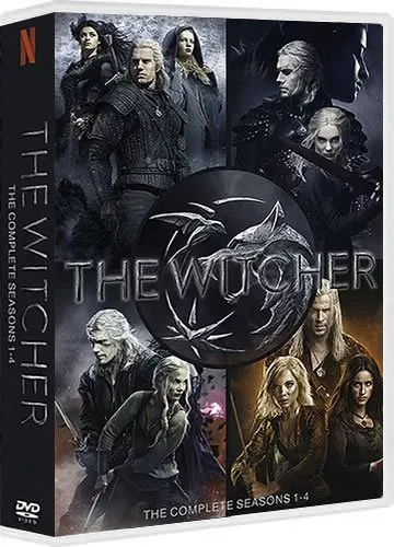 The Witcher Series 1-4 (12-Disc DVD Box Set 2019-2025)