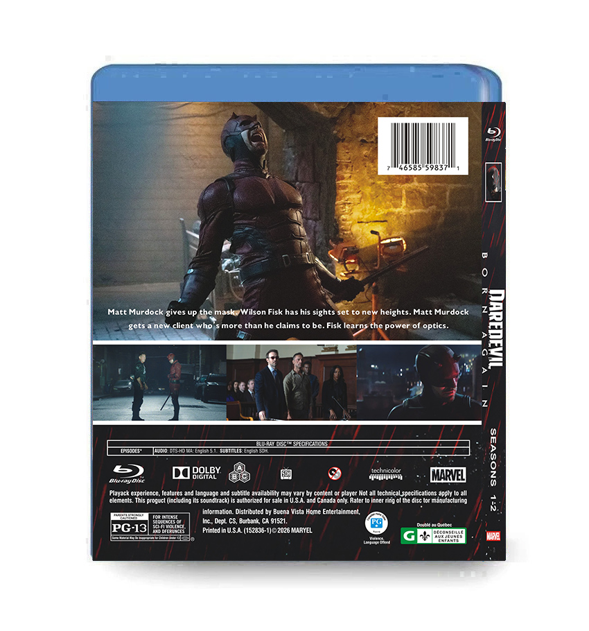 Daredevil: Born Again Seasons 1-2 (2025-2026) 3-Disc Set Blu-ray - Image 2