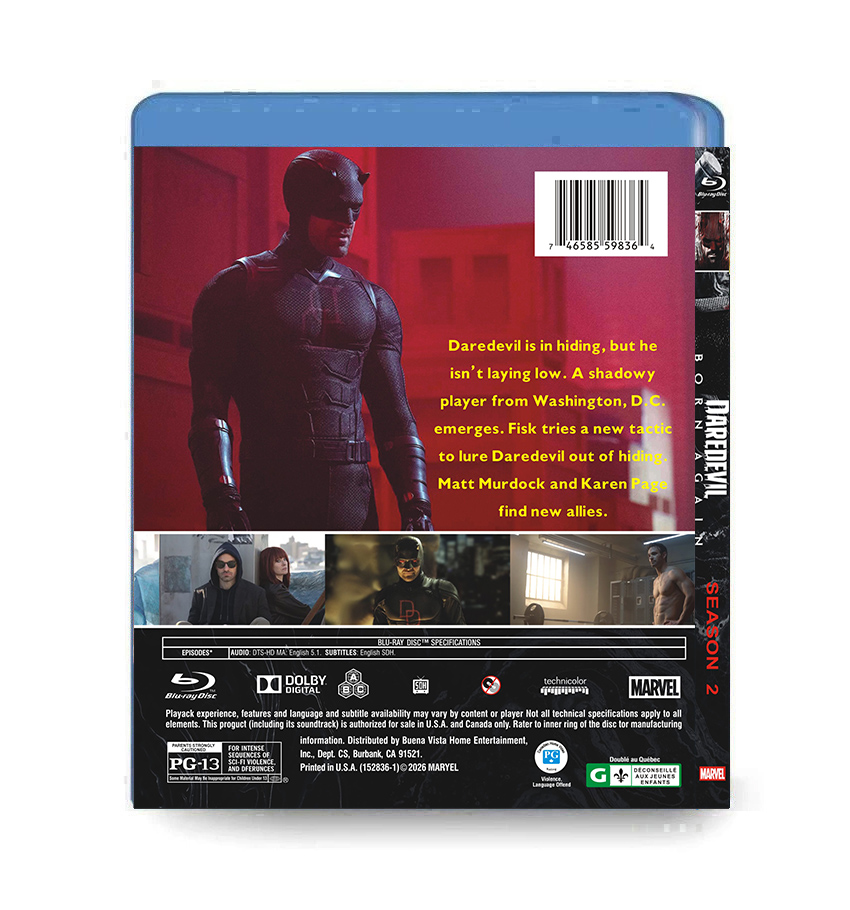 Daredevil: Born Again Season 2 (2026) 2-Disc Set Blu-ray - Image 2