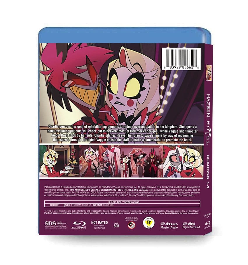 Hazbin Hotel: Seasons 1-2 (2024-2025) 3-Disc Set Blu-ray - Image 2