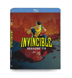 Invincible Seasons 1-4 (2021-2026) 5-Disc Blu-ray